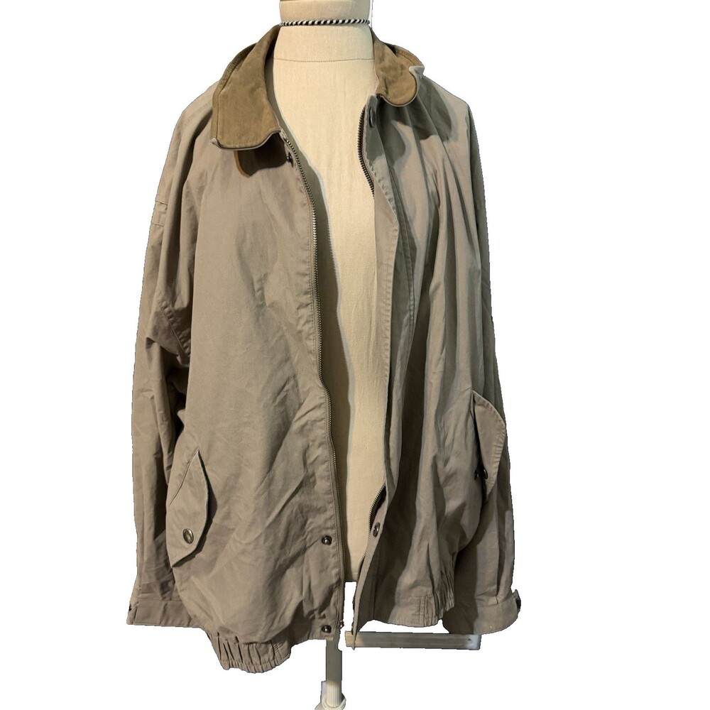 Vintage London Fog  Jacket 90s Khahki Brown Men’s XL